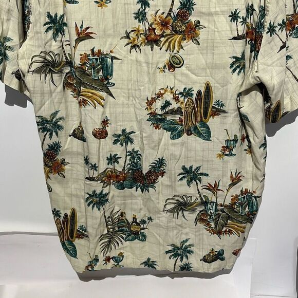 BOCA Classics Men's Multicolor Hawaiian Short Sleeve Button Up Shirt Size XL - Picture 6 of 8